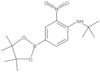 N-(1,1-Dimethylethyl)-2-nitro-4-(4,4,5,5-tetramethyl-1,3,2-dioxaborolan-2-yl)benzenamine