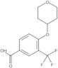 4-[(Tetrahydro-2H-pyran-4-yl)oxy]-3-(trifluoromethyl)benzoic acid