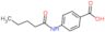 4-(pentanoylamino)benzoic acid