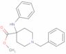 4-Piperidinecarboxylic acid, 4-(phenylamino)-1-(phenylmethyl)-, methyl ester