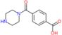 4-(1-Piperazinylcarbonyl)benzoic acid