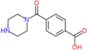 4-(piperazin-1-ylcarbonyl)benzoic acid