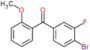 (4-bromo-3-fluoro-phenyl)-(2-methoxyphenyl)methanone