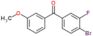 (4-bromo-3-fluoro-phenyl)-(3-methoxyphenyl)methanone