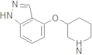 1H-Indazole, 4-(3-piperidinyloxy)-