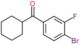 (4-bromo-3-fluoro-phenyl)-cyclohexyl-methanone