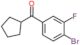 (4-bromo-3-fluoro-phenyl)-cyclopentyl-methanone