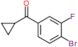 (4-bromo-3-fluoro-phenyl)-cyclopropyl-methanone