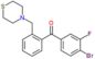 (4-bromo-3-fluoro-phenyl)-[2-(thiomorpholinomethyl)phenyl]methanone