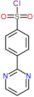 4-pyrimidin-2-ylbenzenesulfonyl chloride