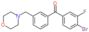 (4-bromo-3-fluoro-phenyl)-[3-(morpholinomethyl)phenyl]methanone