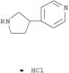 Pyridine,4-(3-pyrrolidinyl)-, hydrochloride (1:1)