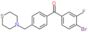 (4-bromo-3-fluoro-phenyl)-[4-(thiomorpholinomethyl)phenyl]methanone