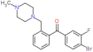 (4-bromo-3-fluoro-phenyl)-[2-[(4-methylpiperazin-1-yl)methyl]phenyl]methanone