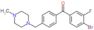 (4-bromo-3-fluoro-phenyl)-[4-[(4-methylpiperazin-1-yl)methyl]phenyl]methanone