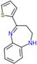 4-thiophen-2-yl-2,3-dihydro-1H-1,5-benzodiazepine