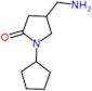 4-(aminomethyl)-1-cyclopentyl-pyrrolidin-2-one