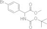 (4-Bromophenyl)-tert-butoxycarbonylaminoacetic acid methyl ester