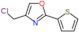 4-(chloromethyl)-2-(thiophen-2-yl)-1,3-oxazole