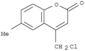 2H-1-Benzopyran-2-one,4-(chloromethyl)-6-methyl-