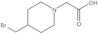 4-(Bromomethyl)-1-piperidineacetic acid