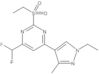 4-(Difluoromethyl)-6-(1-ethyl-3-methyl-1H-pyrazol-4-yl)-2-(ethylsulfonyl)pyrimidine