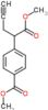 Metil 4-(1-metoxi-1-oxo-4-pentin-2-il)benzoato