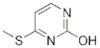 4-(Methylthio)-2-pyrimidinol