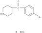 Methanone,(4-bromophenyl)-4-piperidinyl-, hydrochloride (1:1)