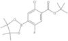 1,1-Dimethylethyl 2-chloro-5-fluoro-4-(4,4,5,5-tetramethyl-1,3,2-dioxaborolan-2-yl)benzoate