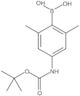 C-(1,1-Dimethylethyl) N-[4-borono-3,5-dimethylphenyl]carbamate