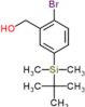 [2-bromo-5-[tert-butyl(dimethyl)silyl]phenyl]methanol