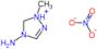 4H-1,2,4-triazol-4-amine, 1,5-dihydro-1-methyl-, nitrate (1:1)