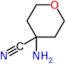 4-aminotetrahydro-2H-pyran-4-carbonitrile