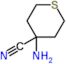 4-aminotetrahydro-2H-thiopyran-4-carbonitrile