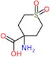 2H-Thiopyran-4-carboxylic acid, 4-aminotetrahydro-, 1,1-dioxide