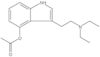 1H-Indol-4-ol, 3-[2-(diethylamino)ethyl]-, 4-acetate