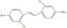 [2-[(E)-2-(4-acetamido-2-sodiooxysulfonyl-phenyl)vinyl]-5-nitro-phenyl]sulfonyloxysodium