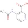 3-Pyridinecarboxylic acid, 4-(acetylamino)-