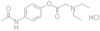 4-acetamidophenyl N,N-diethylaminoacetate monohydrochloride