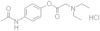 Glycine, N,N-diethyl-, 4-(acetylamino)phenyl ester, hydrochloride (1:1)