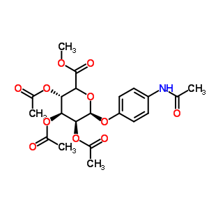 methyl (3S,4S,5S,6S)-6-(4-acetamidophenoxy)-3,4,5-triacetoxy-tetrahydropyran-2-carboxylate