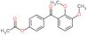 [4-(2,3-dimethoxybenzoyl)phenyl] acetate