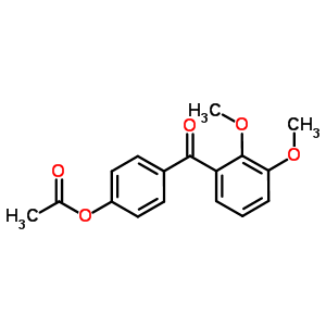 Methanone, [4-(acetyloxy)phenyl](2,3-dimethoxyphenyl)-