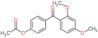 [4-(2,4-dimethoxybenzoyl)phenyl] acetate