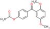 [4-(2,5-dimethoxybenzoyl)phenyl] acetate