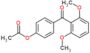 [4-(2,6-dimethoxybenzoyl)phenyl] acetate