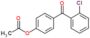 [4-(2-chlorobenzoyl)phenyl] acetate