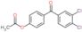 [4-(3,4-dichlorobenzoyl)phenyl] acetate