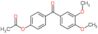 [4-(3,4-dimethoxybenzoyl)phenyl] acetate